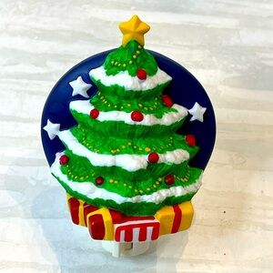 Vintage Christmas Porcelain Night Light